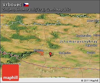 Satellite Panoramic Map of Vrbovec