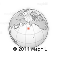 Outline Map of the Area around 48° 54' 57" N, 170° 46' 30" W, rectangular outline