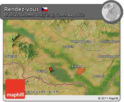 Satellite 3D Map of Rendez-vous