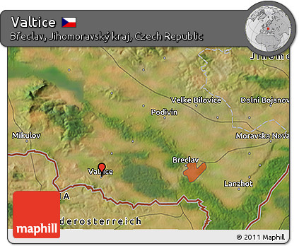 Satellite 3D Map of Valtice