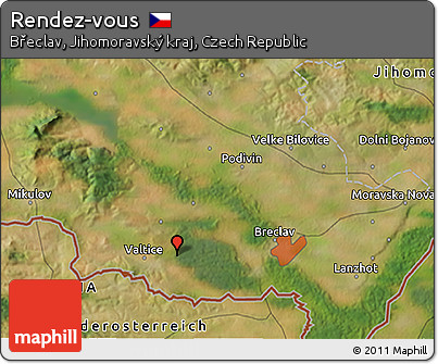 Satellite 3D Map of Rendez-vous