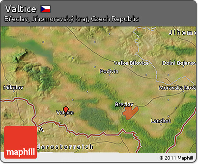 Satellite 3D Map of Valtice