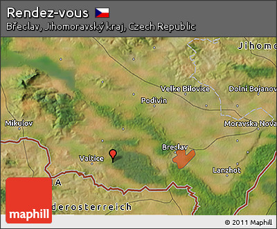 Satellite 3D Map of Rendez-vous