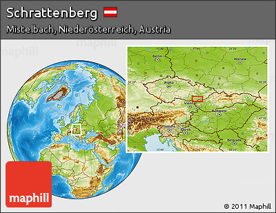 Physical Location Map of Schrattenberg