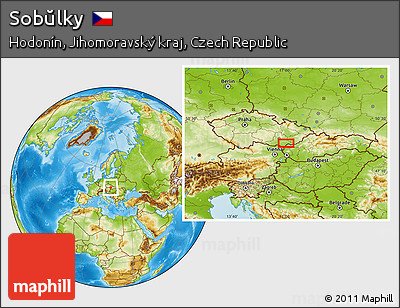 Physical Location Map of Sobŭlky