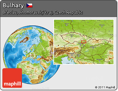 Physical Location Map of Bulhary