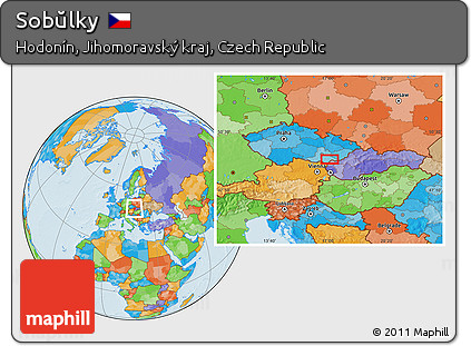 Political Location Map of Sobŭlky