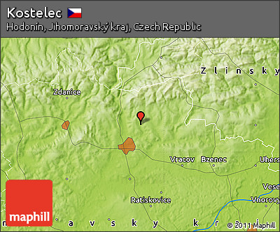 Physical Map of Kostelec