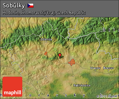 Satellite Map of Sobŭlky