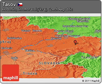 Political Panoramic Map of Tasov