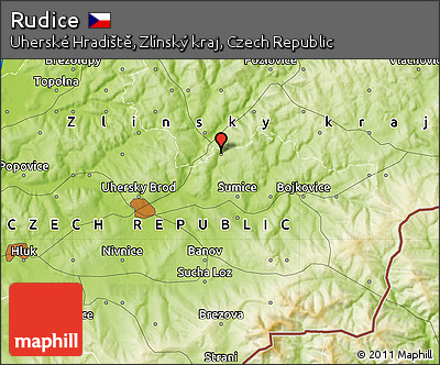 Physical Map of Rudice