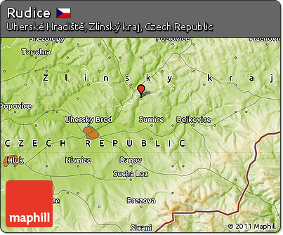 Physical Map of Rudice