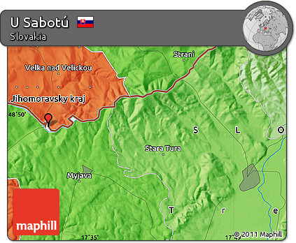 Political Map of U Sabotú