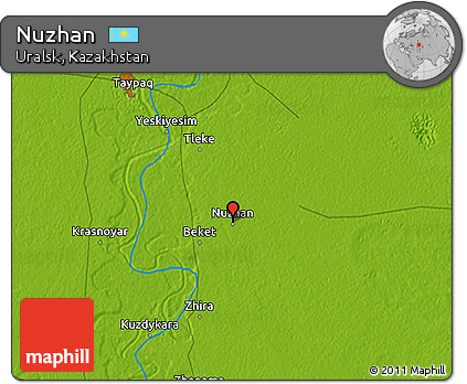Physical 3D Map of Nuzhan