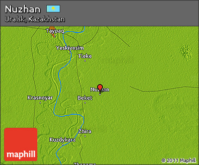 Physical 3D Map of Nuzhan