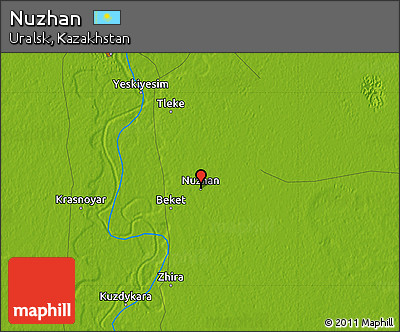 Physical Map of Nuzhan