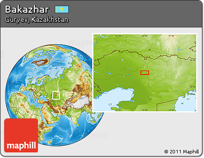 Physical Location Map of Bakazhar