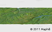 Satellite Panoramic Map of the area around 48° 54' 57" N, 55° 10' 29" W