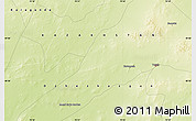 Physical Map of the area around 48° 54' 57" N, 70° 37' 30" E