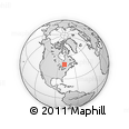 Outline Map of the Area around 48° 54' 57" N, 78° 7' 30" W, rectangular outline