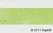Physical Panoramic Map of the area around 48° 54' 57" N, 83° 13' 29" W