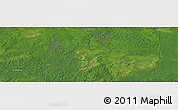Satellite Panoramic Map of the area around 48° 54' 57" N, 83° 13' 29" W