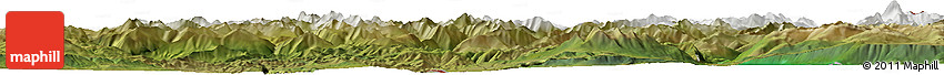 Satellite Horizon Map of the Area around 48° 54' 57" N, 86° 46' 30" E