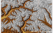 Physical Map of the area around 48° 54' 57" N, 87° 37' 30" E