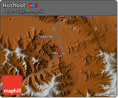 Physical Map of Höshööt