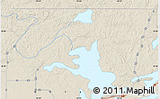 Shaded Relief Map of the area around 48° 54' 57" N, 93° 25' 30" W