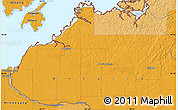 Political Map of the area around 48° 54' 57" N, 94° 16' 30" W
