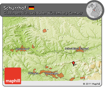 Physical 3D Map of Schurrhof