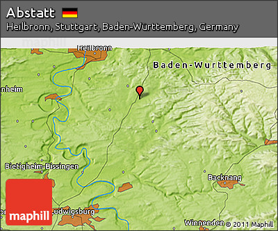 Physical 3D Map of Abstatt