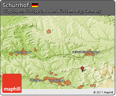 Physical 3D Map of Schurrhof