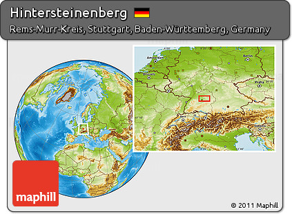 Physical Location Map of Hintersteinenberg