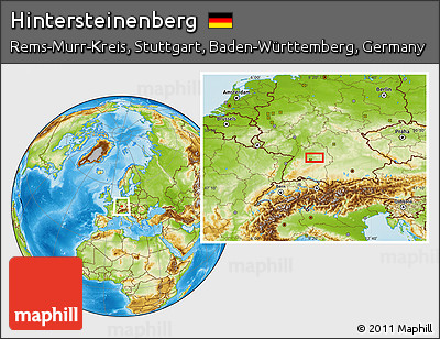 Physical Location Map of Hintersteinenberg