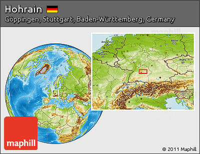 Physical Location Map of Hohrain