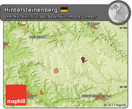 Physical Map of Hintersteinenberg
