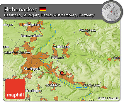 Physical Map of Hohenacker