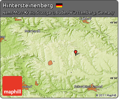 Physical Map of Hintersteinenberg