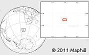 Blank Location Map of the area around 48° 14' 2" S, 10° 16' 30" E