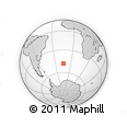 Outline Map of the Area around 48° 14' 2" S, 14° 22' 30" W, rectangular outline