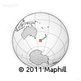 Outline Map of the Area around 48° 14' 2" S, 161° 34' 29" E, rectangular outline