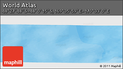 Political Panoramic Map of the Area around 48° 14' 2" S, 170° 4' 29" E