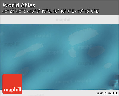 Satellite 3D Map of the Area around 48° 14' 2" S, 18° 46' 29" E