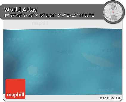 Satellite 3D Map of the Area around 48° 14' 2" S, 24° 43' 30" E