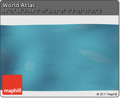 Satellite 3D Map of the Area around 48° 14' 2" S, 24° 43' 30" E