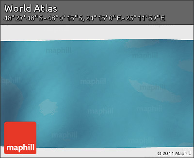 Satellite 3D Map of the Area around 48° 14' 2" S, 24° 43' 30" E