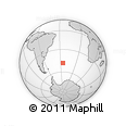 Outline Map of the Area around 48° 14' 2" S, 25° 25' 29" W, rectangular outline