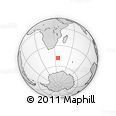 Outline Map of the Area around 48° 14' 2" S, 35° 46' 29" E, rectangular outline